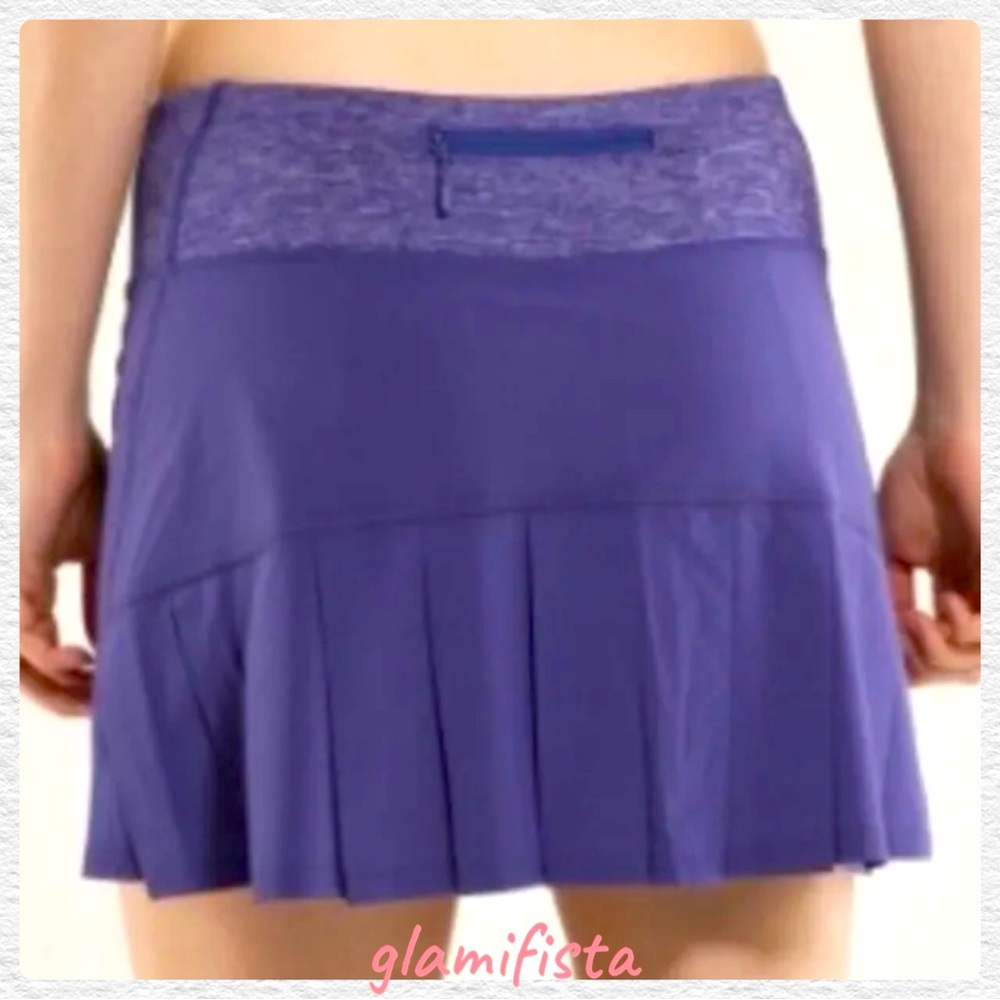 Lululemon RARE 🔥 Run Speed Skirt Royalty Purple  size 4